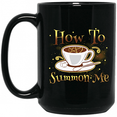 15 oz. Black Mug