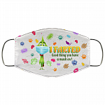 Grinch I Farted Good Thing You Have a Mask on Washable Reusable Custom - Printed Cloth Face Mask Cover, White, Cloth Face Cover