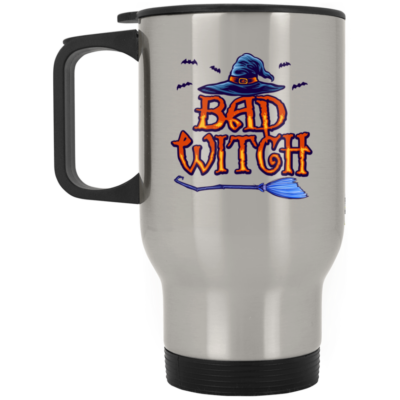 14 oz. Silver Travel Mug