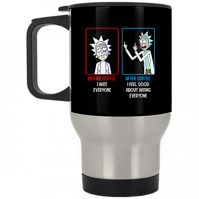 14 oz. Silver Travel Mug