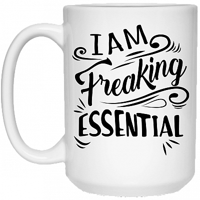 15 oz. White Mug