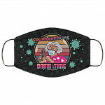Madea Cough One More Damn Time Washable Reusable Custom - Printed Cloth Face Mask Cover, Black, Cloth Face Cover