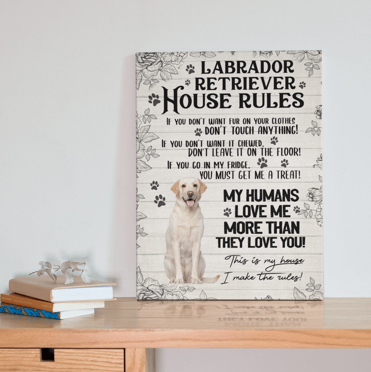 7O. Labrador Retriever House Rules-mk