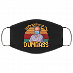 Red Forman Cover Your Nose Dumb Ass Washable Reusable Custom - Printed Cloth Face Mask Cover, Black, Cloth Face Cover