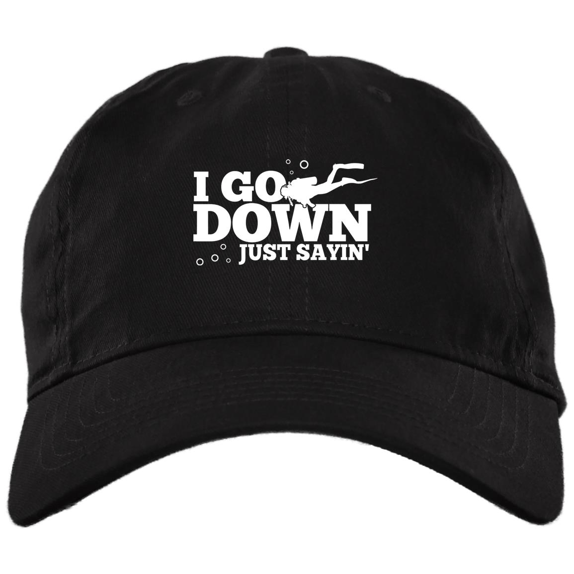 HAT (OFFICIAL), Black, Brushed Twill Dad Cap