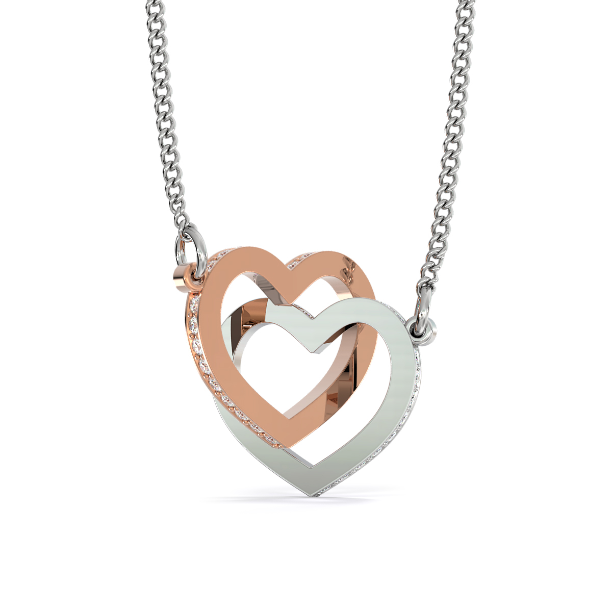 Interlocking Heart Necklace R1