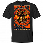 I'm A Grumpy Old Man I Was Born In February I'll Just Shoot You T-shirt - Funny Birthday Gifts Shirt Men, Black, Unisex T-Shirt