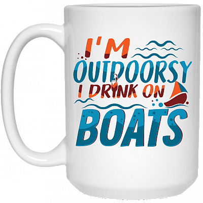 15 oz. White Mug