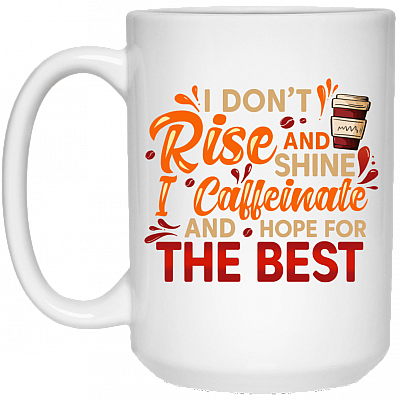 15 oz. White Mug