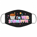 I'm Her StudMuffin His Cupcake Washable Washable Reusable Custom - Printed Cloth Face Mask Cover, Black, Cloth Face Cover I'm Her StudMuffin His Cupcake Washable Washable Reusable Custom - Printed Cloth Face Mask Cover, Black, Cloth Face Cover