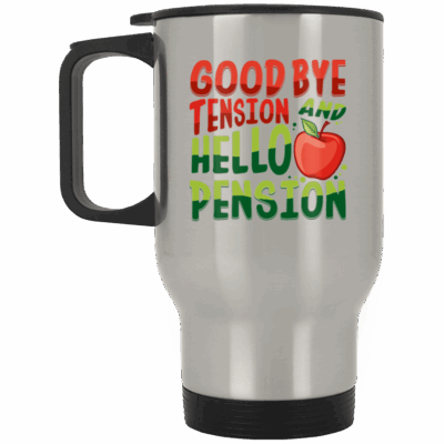 14 oz. Silver Travel Mug