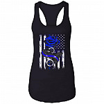 Blue Rose Back The Blue Police Support Tank Top Tee - Thin Blue Line Police Wife Gifts Ladies Racerback Tank, Black, Ladies Racerback Tank Blue Rose Back The Blue Police Support Tank Top Tee - Thin Blue Line Police Wife Gifts Ladies Racerback Tank, Black, Ladies Racerback Tank