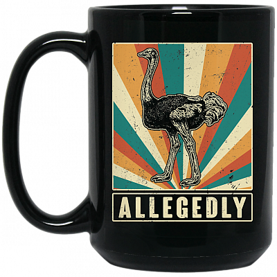 15 oz. Black Mug