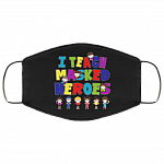 Back to School Gift I Teach Masked Hero Teacher Washable Reusable Custom - Printed Cloth Face Mask Cover, Black, Cloth Face Cover – Medium/Large Back to School Gift I Teach Masked Hero Teacher Washable Reusable Custom - Printed Cloth Face Mask Cover, Black, Cloth Face Cover – Medium/Large