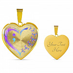 No Story Should End Too Soon - Suicide Awareness Heart Pendant Necklace - Suicide Prevention Necklace - Heart Luxury Necklace (Gold Plated)
