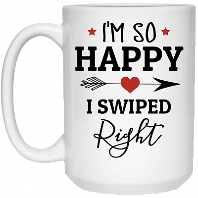 15 oz. White Mug