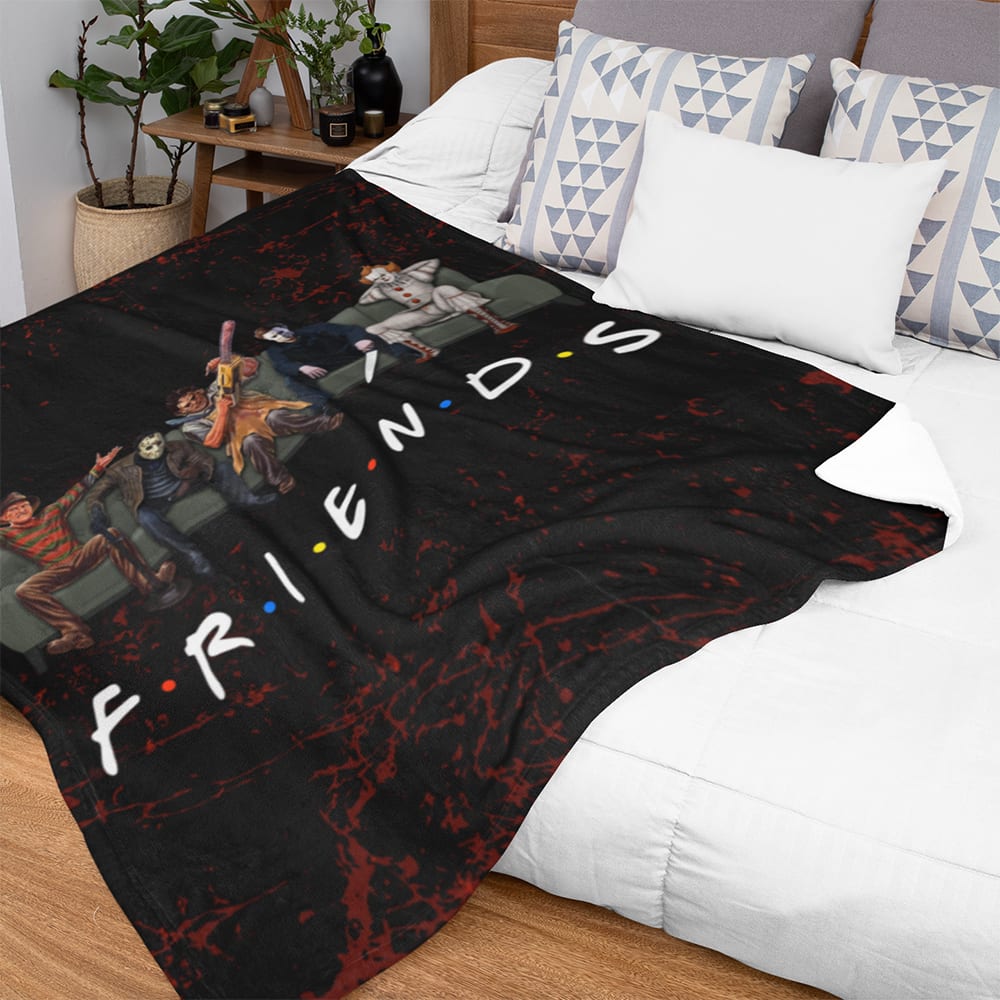 Horror Characters Blanket Friends Horror Movie Characters Halloween