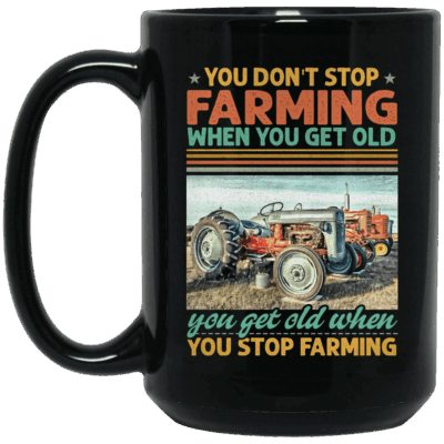 15 oz. Black Mug