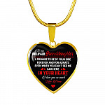 To My Beloved Granddaughter I Promise To Be By Your Side Forever And For Always I Love You Heart Pendant Necklace - Heart Luxury Necklace (Gold Plated) To My Beloved Granddaughter I Promise To Be By Your Side Forever And For Always I Love You Heart Pendant Necklace - Heart Luxury Necklace (Gold Plated)