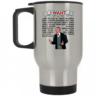 14 oz. Silver Travel Mug