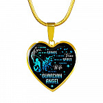 I Am His Eyes He Is My Wings I Am His Wife He Is My Guardian Angel Loss Of Husband Heart Pendant Necklace - Heart Luxury Necklace (Gold Plated) I Am His Eyes He Is My Wings I Am His Wife He Is My Guardian Angel Loss Of Husband Heart Pendant Necklace - Heart Luxury Necklace (Gold Plated)