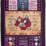 Jack I Can Conquer The World With One Hand As Long As The Other One Is Holding Yours Fleece - Sherpa Blanket, White, Cozy Plush Fleece Blanket - 50x60 Jack I Can Conquer The World With One Hand As Long As The Other One Is Holding Yours Fleece - Sherpa Blanket, White, Cozy Plush Fleece Blanket - 50x60