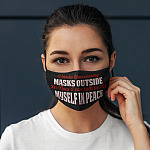 1VT. UU TIEN Wearing Masks Outside mask mockup