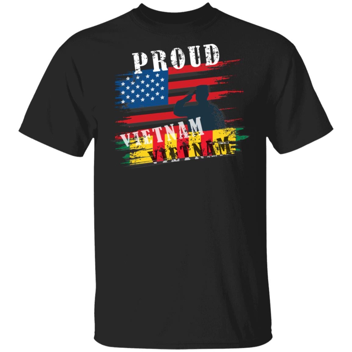 Proud Vietnam Veteran T-Shirt - V-Neck Tee, Black, Unisex T-Shirt Proud Vietnam Veteran T-Shirt - V-Neck Tee, Black, Unisex T-Shirt