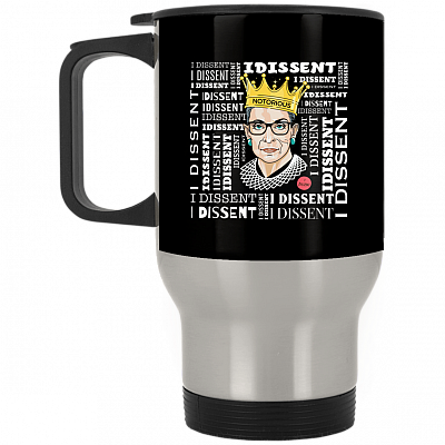 14 oz. Silver Travel Mug