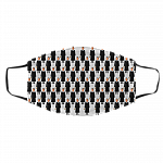 Notorious RBG Washable Reusable Custom - Ruth Bader Ginsburg Printed Cloth Face Mask Cover, White, Cloth Face Cover – Medium/Large
