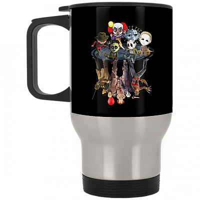 14 oz. Silver Travel Mug