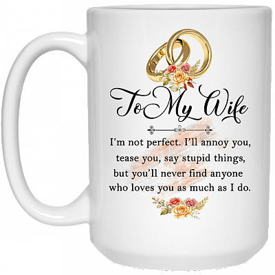 15 oz. White Mug