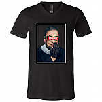 Notorious RBG I Dissent Ruth Bader Ginsburg T-shirt - V-neck - RBG Fight For The Things You Care About Shirt, Black, V-Neck T-Shirt