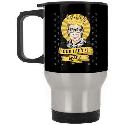 14 oz. Silver Travel Mug