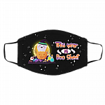 This Year Is Boo Sheet Washable Reusable Custom - Printed Cloth Face Mask Cover, Black, Cloth Face Cover – Medium/Large