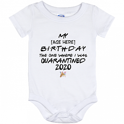 Personalized First Birthday Baby Onesie - Half Birthday Toddler Infant Bodysuit - Baby First Birthday Gift, White, Baby Onesie - 12 Month