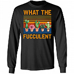 What The Fucculent Cactus Succulents Funny Gardening Hoodie - Sweatshirt - Long Sleeve Shirt, Black, Long Sleeve What The Fucculent Cactus Succulents Funny Gardening Hoodie - Sweatshirt - Long Sleeve Shirt, Black, Long Sleeve