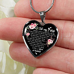 To My Wife When I Say I Love You More I Don't Mean i Love You More Than You Love Me Heart Pendant Necklace - Heart Luxury Necklace (Silver) To My Wife When I Say I Love You More I Don't Mean i Love You More Than You Love Me Heart Pendant Necklace - Heart Luxury Necklace (Silver)