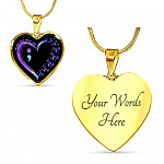 No Story Should End Too Soon Necklace - Suicide Awareness Heart Pendant Necklace Suicide Prevention Necklace - Heart Luxury Necklace (Gold Plated)