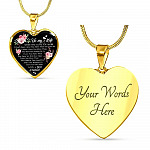 To My Wife When I Say I Love You More I Don't Mean i Love You More Than You Love Me Heart Pendant Necklace - Heart Luxury Necklace (Gold Plated) To My Wife When I Say I Love You More I Don't Mean i Love You More Than You Love Me Heart Pendant Necklace - Heart Luxury Necklace (Gold Plated)