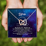 22 HG. Leo Horoscope_09 Interlocking Hearts Necklace