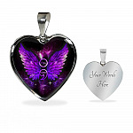 You Matter Memorial Suicide Prevention Awareness Heart Pendant Necklace - Mental Health Awareness Necklace - Heart Luxury Necklace (Silver)