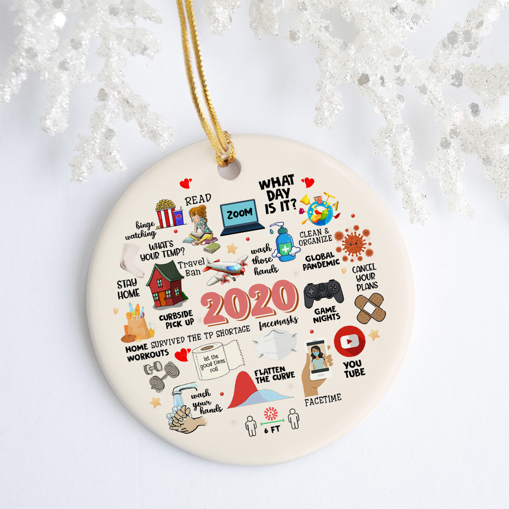 Download Pandemic Christmas Ornament | Quarantine Christmas 2020 ...
