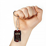 Firefighter's Prayer Dog Tag Pendant Necklace - Fire Rescue Fireman Necklace - Dog Tag (Silver) Firefighter's Prayer Dog Tag Pendant Necklace - Fire Rescue Fireman Necklace - Dog Tag (Silver)