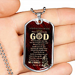 Firefighter's Prayer Dog Tag Pendant Necklace - Fire Rescue Fireman Necklace - Dog Tag (Silver) Firefighter's Prayer Dog Tag Pendant Necklace - Fire Rescue Fireman Necklace - Dog Tag (Silver)