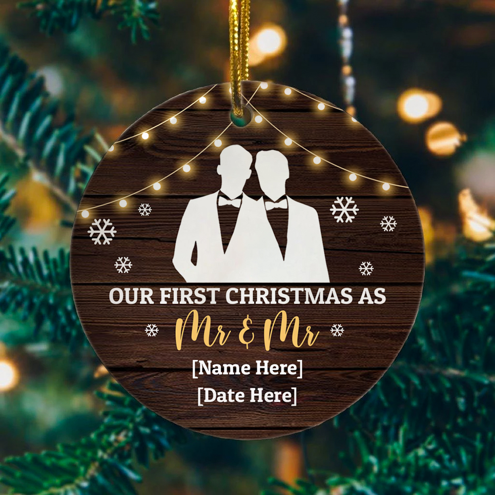 2Th. First Christmas Mr Mr - ornament - mk1