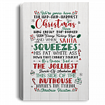 We're Gonna Have The Hap Hap Happiest Christmas Christmas Vacation Wrapped Framed Canvas - Unframed Poster, White, 0.75'' Framed Canvas