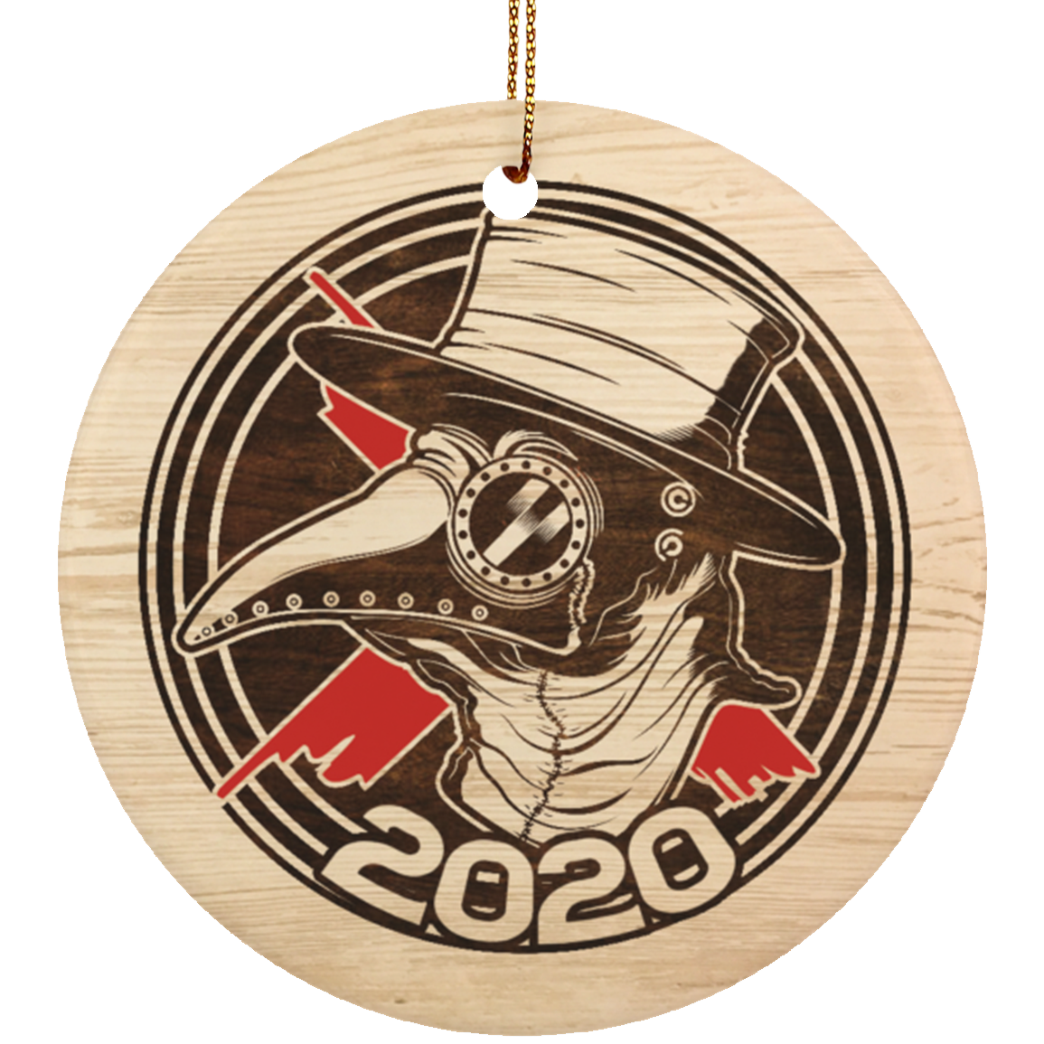 Vintage Plague Doctor Funny Decorative Christmas Ornament - Holiday Flat Circle Ornament, White, Circle Ornament Vintage Plague Doctor Funny Decorative Christmas Ornament - Holiday Flat Circle Ornament, White, Circle Ornament