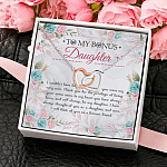 9Th ưu tiên. Bonus Daughter Forever Friend (3) Interlocking Hearts Necklace 4