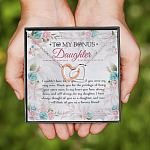 9Th ưu tiên. Bonus Daughter Forever Friend (3) Interlocking Hearts Necklace